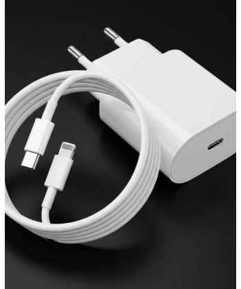 iPhone 13 12 11 XR XS X SE 2022 2020 20W Lightning Şarj Cihazı