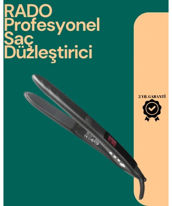 Isı Ayarlı Profesyonel Saç Düzleştirici – Titanyum Seramik Plaka