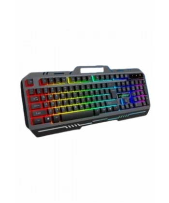 Işıklı  Q Klavye Mouse Seti Siyah   Klavye