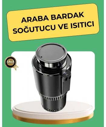 Isıtma Soğutma Özellikli Araç Bardaklığı Çakmak Girişli Akıllı