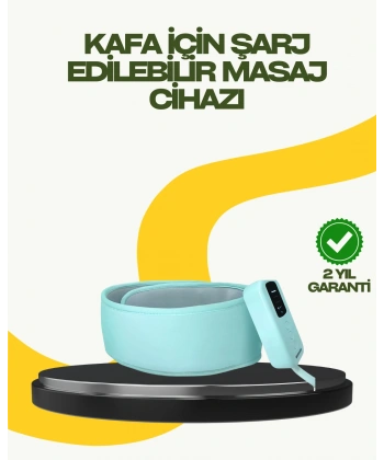 Isıtmalı Baş Masaj Aleti Rahatlatıcı ve Stres Giderici Tasarım