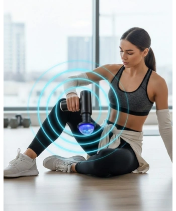 Isıtmalı Soğutmalı Masaj Tabancası 3200 RPM Sessiz Motor USB C Şarjlı