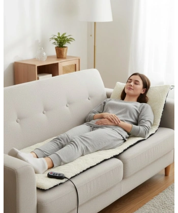 Isıtmalı Titreşimli Masaj Yatağı Tüm Vücut Rahatlatıcı Sistem