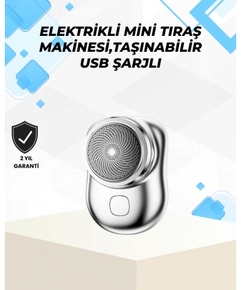 Islak-Kuru Kullanımlı Suya Dayanıklı Mini Tıraş Cihazı