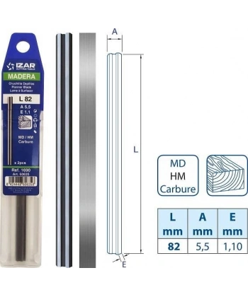 İzar Planya Bıçağı 82 mm 1 Çift