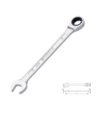 İzeltaş 0340 Cırcır Kombine Anahtar 14 mm