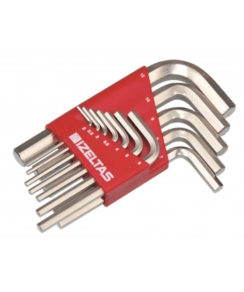 İzeltaş 4900 Allen Anahtar Takım Altı Köşe 12 Parça