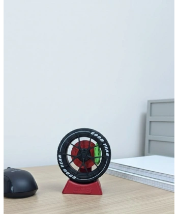 Jant Tasarımlı Masa Üstü Ofis Dekoru Spor Tasarım Aksesuar