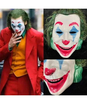 Joaquin Phoenix Joker Maskesi Yeşil Saçlı
