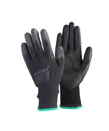 Junior JN1017 Siyah Pu Eldiven 7 No