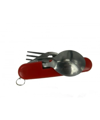 K 524 RD Çok Amaçlı Çakı (Çatal, Kaşık, Bıçak) 9cm - Plastik Gövde