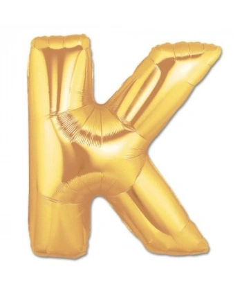 K Harf Folyo Balon Altın Renk  40 inç