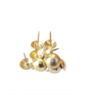 Kabara Raptiye Çivi Düz Sarı 10 Adet