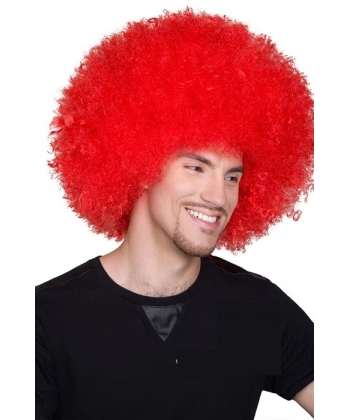 Kabarık Bonus Peruk Saç - Kırmızı