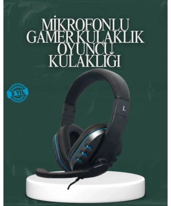 Kablolu  Headset – Net Ses Ayrımı ve Ayarlanabilir Konfor