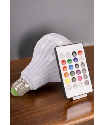 Kablosuz Bluetooth Hoparlör Led Lamba