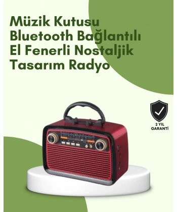 Kablosuz Bluetooth Hoparlör – Yüksek Ses Kalitesi, Uzun Pil Ömrü, FM ve AM Radyo Fonksiyonu
