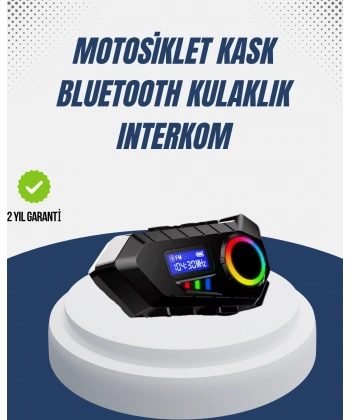 Kablosuz Bluetooth İnterkom IP65 Suya Dayanıklı 40mm HD Ses ve 40 Saat Pil