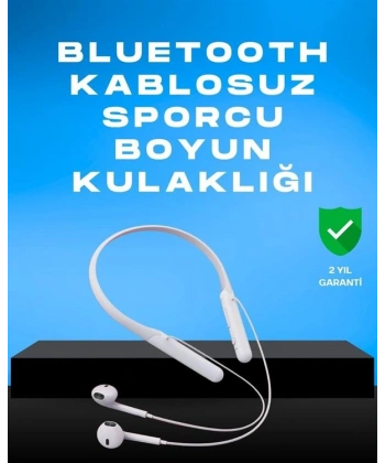 Kablosuz Bluetooth Kulaklık – Boyun Askılı, 100 Saat Pil Ömrü