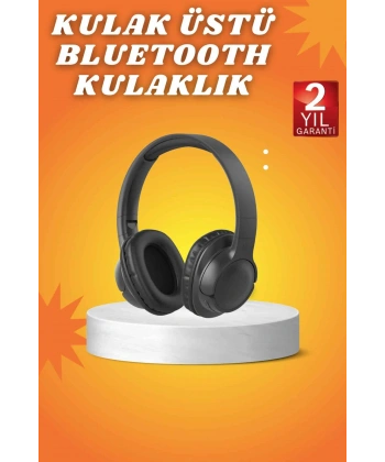 Kablosuz Bluetooth Kulaklık Kulak Üstü Mikrofonlu 5.0 Bluetooth ANC Özelliği
