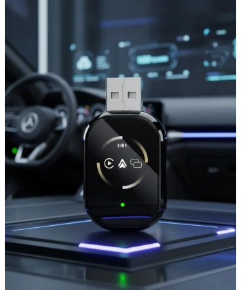 Kablosuz CarPlay ve Android Auto Adaptörü Tak Çalıştır Kullanım