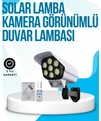 Kablosuz, Güneş Paneliyle Şarj Olan Dış Mekan Lambası – 8-10 Saat Aydınlatma Süresi