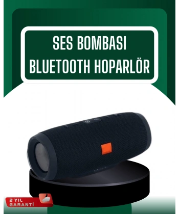 Kablosuz Hoparlör 12 Saat Çalma Süresi USB AUX TF Kart Destekli