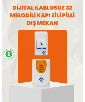 Kablosuz Kapı Zili Ev ve Ofis İçin Konforlu Çözüm