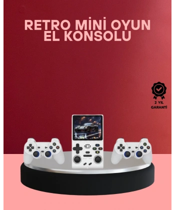 Kablosuz Kollu El Oyun Konsolu TV Bağlantı Destekli