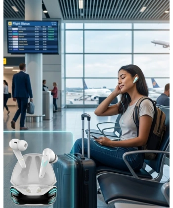 Kablosuz  Kulaklığı Düşük Gecikmeli  iPhone 14 iPhone 15 Samsung S22  Redmi Note 13 Uyumlu