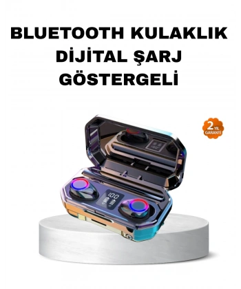 Kablosuz Kulaklık Uzun Pil Ömürlü Şarj Kutulu Ergonomik Hafif Tasarım