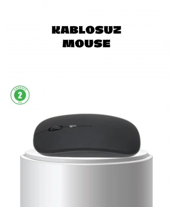 Kablosuz  Mouse –  Gelişmiş Optik Sensör, Profesyonel ve Oyun Kullanımına Uygun