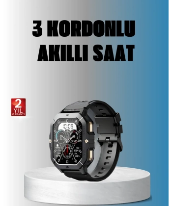 Kablosuz Şarjlı Akıllı Saat Ultra İnce Tasarım