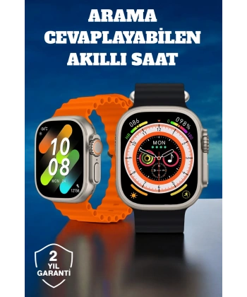 Kablosuz Şarjlı, Çağrı ve Müzik Kontrolü Sağlayan Akıllı Saat