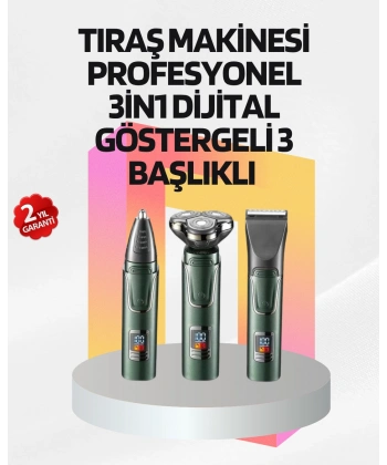 Kablosuz Şarjlı Çok Amaçlı Tıraş Makinesi
