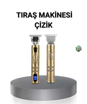 Kablosuz Şarjlı Profesyonel Tıraş Makinesi – 1800 mAh Lityum Pil