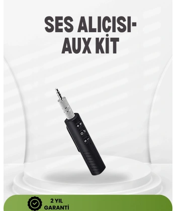 Kablosuz Ses Çözümü – 3.5mm Jaklı Bluetooth Müzik Alıcısı
