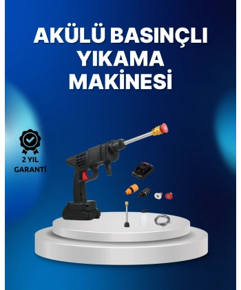 Kablosuz Taşınabilir Basınçlı Yıkama Tabancası Köpük Şişeli