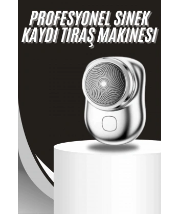 Kablosuz Tıraş Makinesi Günlük Hızlı Taşınabilir Şarjlı Yuvarlak Paslanmaz Çelik