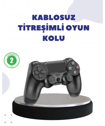 Kablosuz Titreşimli Oyun Kolu – Yüksek Hassasiyetli Analog Kontrol ve Ergonomik Tutma