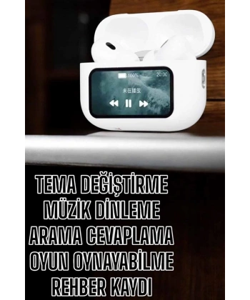 Kablosuz Yeni Nesil Bluetooth Bağlantılı Dokunmatik Ekranlı Kulak İçi Pro