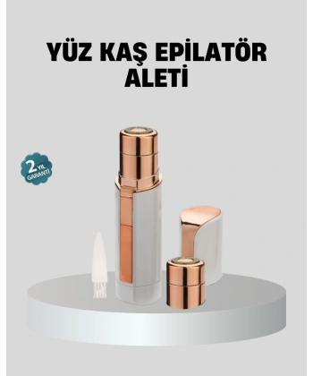 Kadınlar İçin Yüz ve Kaş Epilatörü – Hassas Cilt Dostu, Pil ile Çalışan, Taşınabilir ve Şık Tasarım