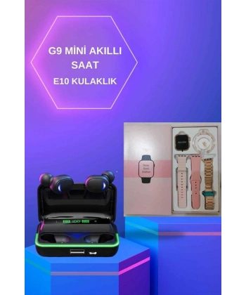 Kadınlara Özel Bileklik Hediyeli Akıllı Saat ve Dijital Göstergeli ANC Özellikli Bluetooth Kulaklık