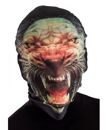 Kafaya Tam Geçmeli Aslan Maskesi - Streç Aslan Maskesi Model 3