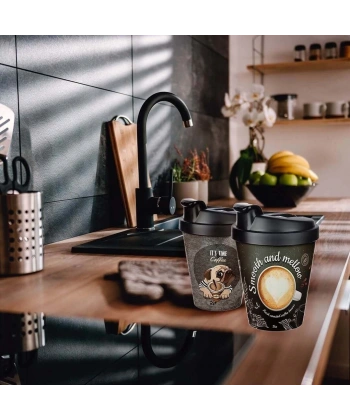 Kahve Bardağı - Termoslu 400ml - 13,5 oz