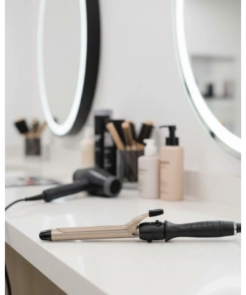 Kalın Bukleler İçin 25 mm Saç Maşası Seramik Plakalı 230 Derece