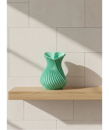 KALPLİ VAZO TURKUAZ