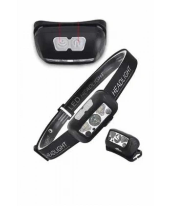 Kamp Lambası Kafa Feneri Kafa Lambası Ayarlanabilir Sensörlü Şarjlı