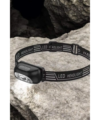 Kamp Lambası Led Işık Kafa Lambası Balıkçı Lambası Ayarlanabilir