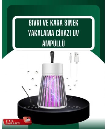 Kamp ve Bahçe İçin Şarjlı Böcek Kovucu Lamba